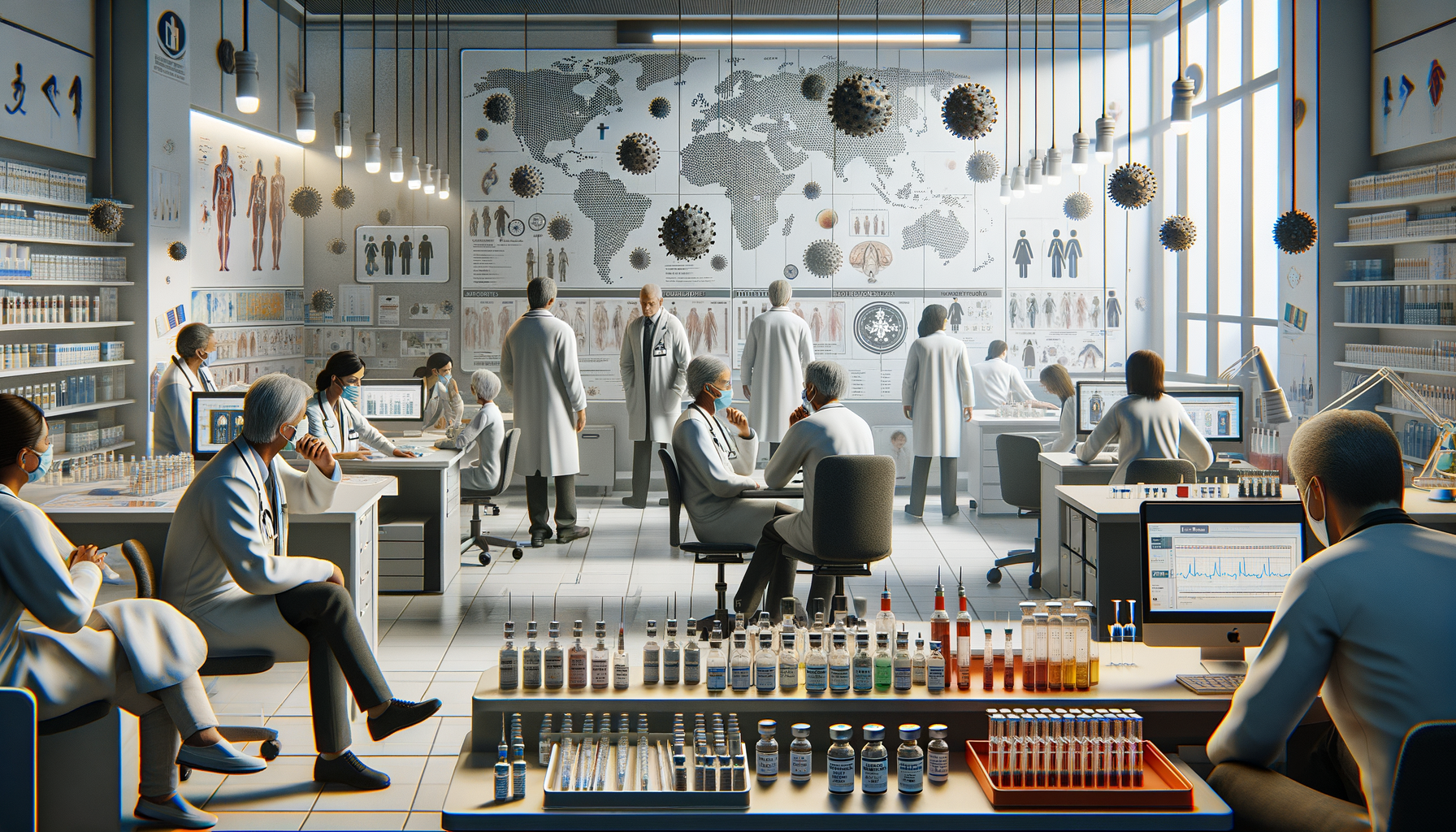 Create a clean, professional, editorial-style image for Dr. Jay Varma’s public health website, which shares evidence-based guidance on infectious diseases, outbreaks, vaccination, and health strategy. The image should: Clearly visualise the topic with calm authority Fit an expert health site: modern, trustworthy, and photorealistic Avoid sensationalism, gore, or fearmongering Depict clinics, labs, vaccination sites, or diverse people in public health contexts Leave space for a text overlay if possible; use a neutral, non-distracting palette Include realistic details but avoid cluttered backgrounds Reinforce public understanding and trust in health professionals Do not include any text in the image. Topic: Run. Hide. Fight. What the CDC Shooting Means for Public Health